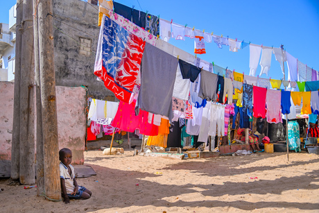 vissersbuurt in Saint Louis