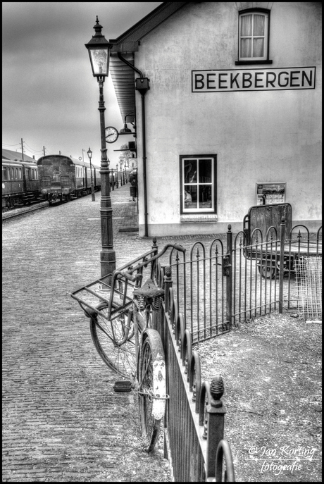 verlaten fiets op stoomdepot Beekbergen
