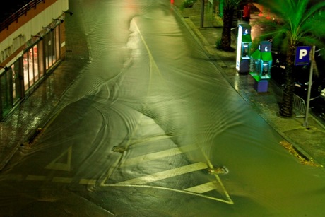 Street water by night
