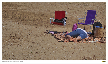 People on Hunstanton Beach - Norfolk 3#6