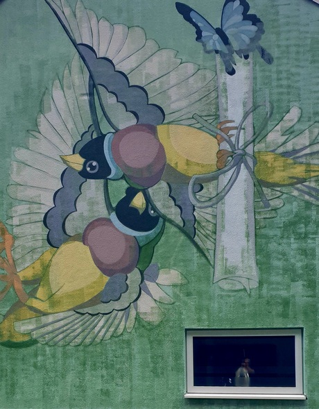 Gevel schilderij