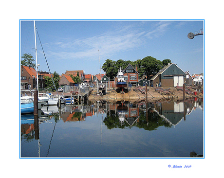 De scheepswerf in Urk