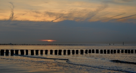 Ondergaande Zon in Breskens