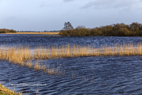 Storm en wateroverlast  bij Oudega