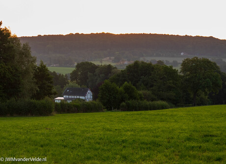 Vakwerkershuis in de vroege ochtend