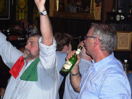 Schotland-Italie in O'Neills.