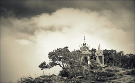 Tempel op een berg