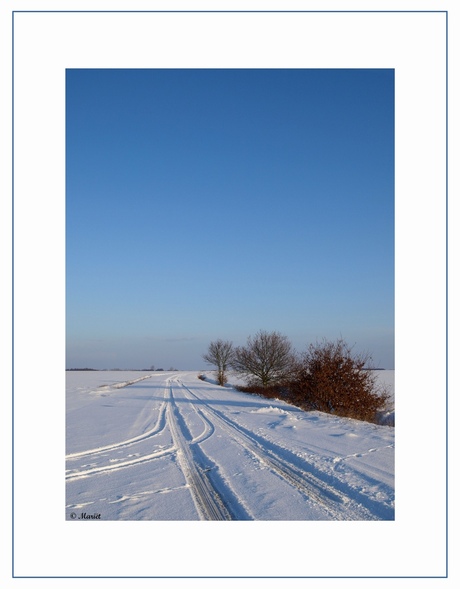 Winterlandschap...