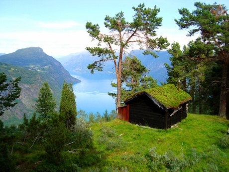 Berghut in Noorwegen