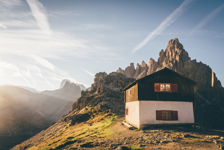 Cabin sunrise.