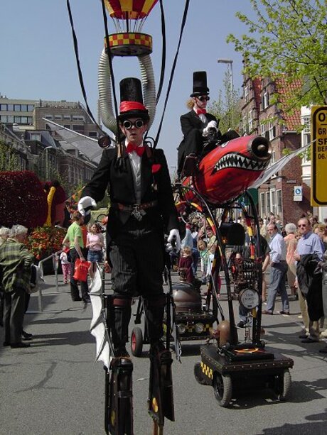 Haarlem, bloemenfeest.