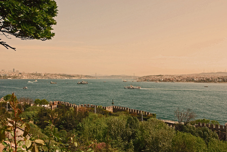 Uitzicht over de Bosphorus