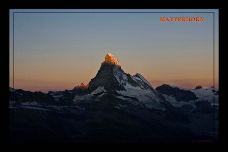 sunrise Matterhorn