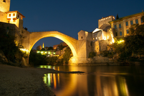 Mostar by night