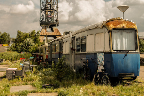 Trams NDSM-werf Amsterdam