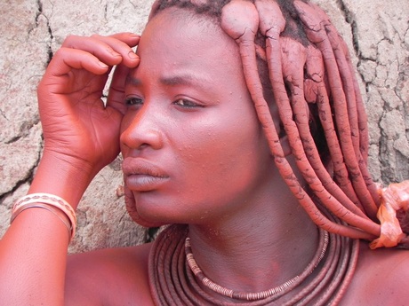 Himba vrouw