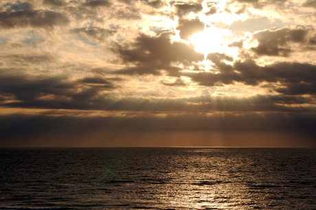 Kijkduin in de avond