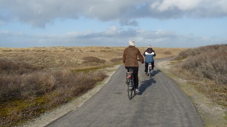 Duinfietspad Monster Kijkduin op 27 jan 2012