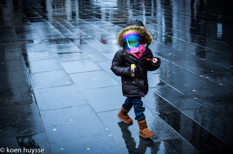 bubble girl