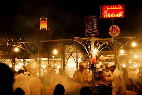 Jamaa el Fna plein in Marrakech