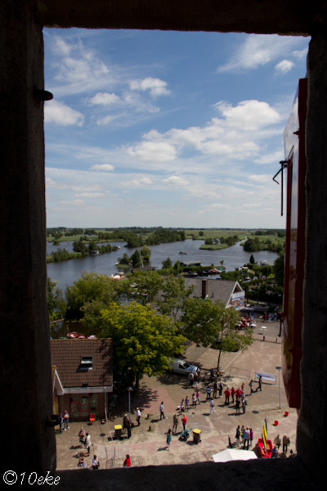 Nieuwkoop door een torenluik