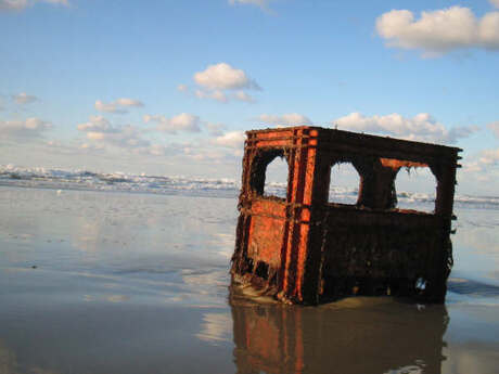 Flotsam op Terschellinger strand