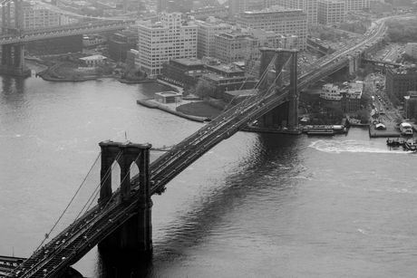 Brooklyn Bridge vanuit het nieuwe WTC