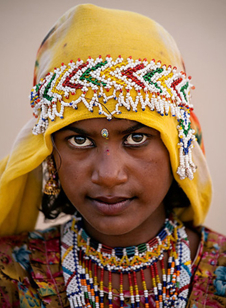 Jaisalmer India Desert Girl
