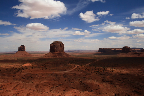 Sky above Monument Valley