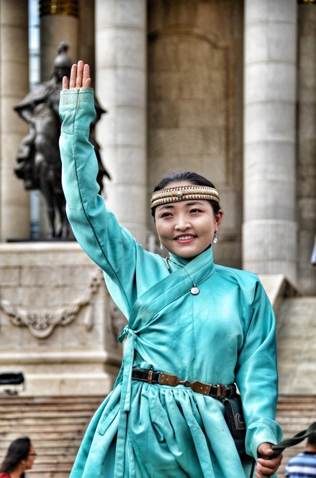 Traditional Mongolian Woman
