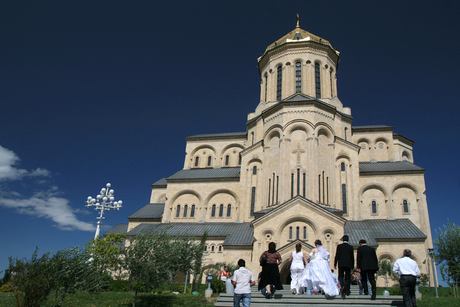 Sameba kerk in Tbilisi, Georgië