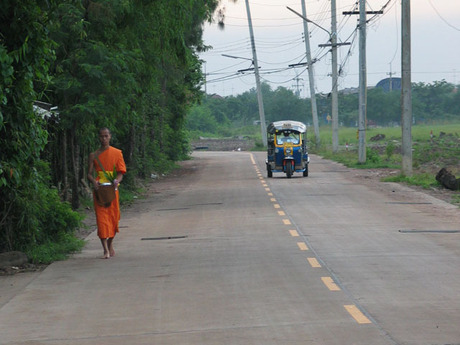 Monnik in Thailand