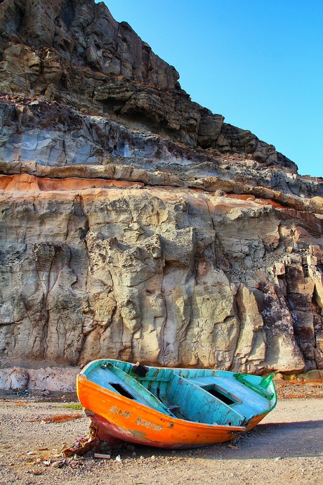 Old boat @ Puerto de Mogán, Gran Canaria