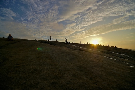 zonsondergang stonemountain