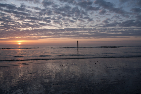 Zonsondergang op Ameland