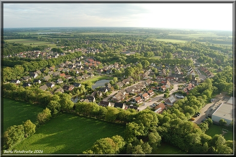 Luchtfoto van Vries