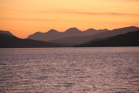 Loch Rannoch bij avond