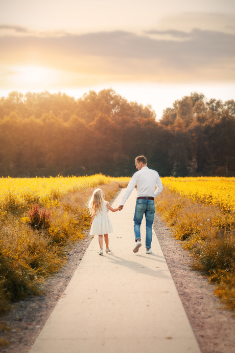 Walking towards the sun