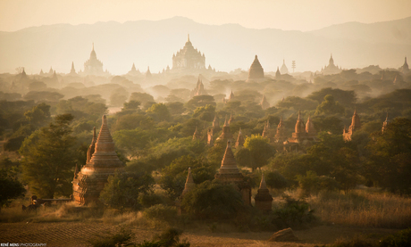 Sundown over Bagan