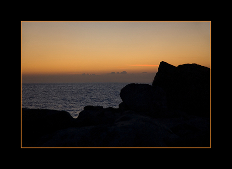 Beach in the dark