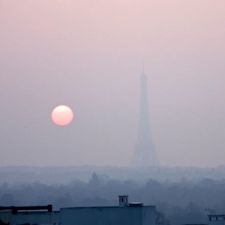 Zonsopgang in Parijs