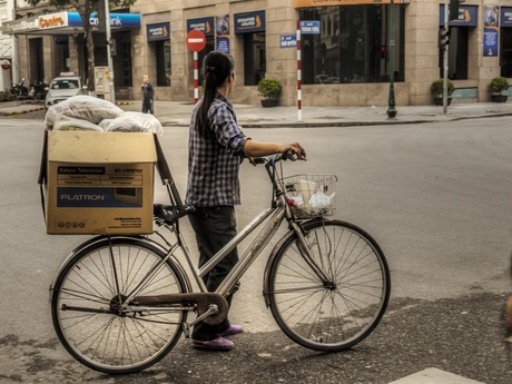 Fiets in Hanoi