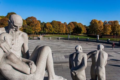 Herfst in het Vigeland Park