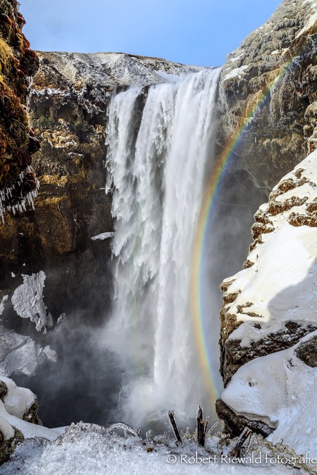 Verticale regenboog