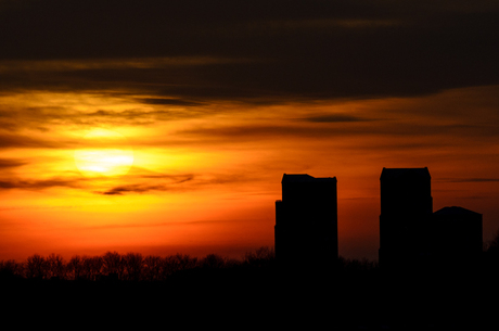 Zonsondergang op Tweede Kerstdag