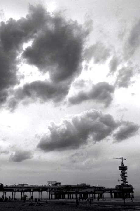 Threatening clouds above Scheveningen