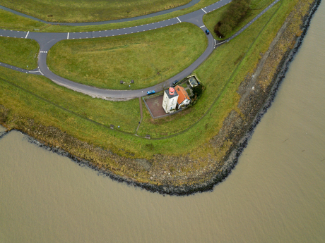 IJsselmeer kust bij Enkhuizen - Vuurtoren De Ven