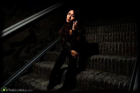 Sitting on the Steps