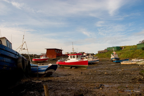 Laag water South Gare