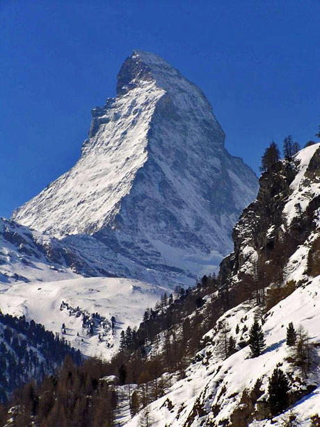 Matterhorn in zwitserland